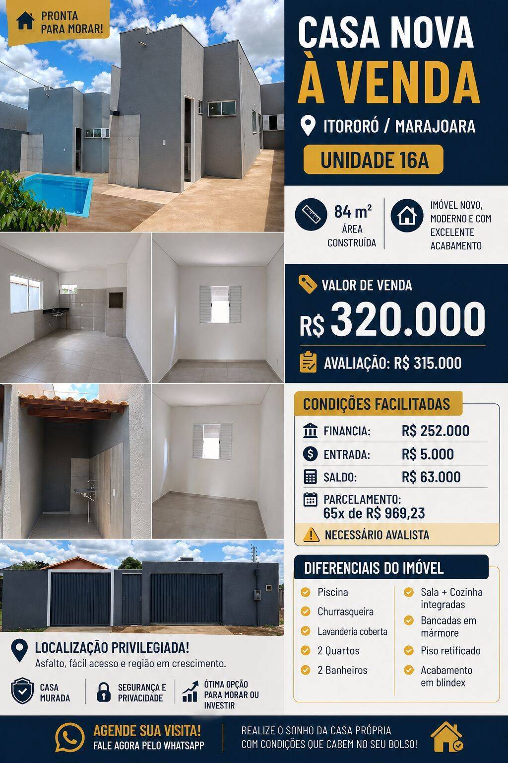 Casa, 2 quartos, 156 m² - Foto 1