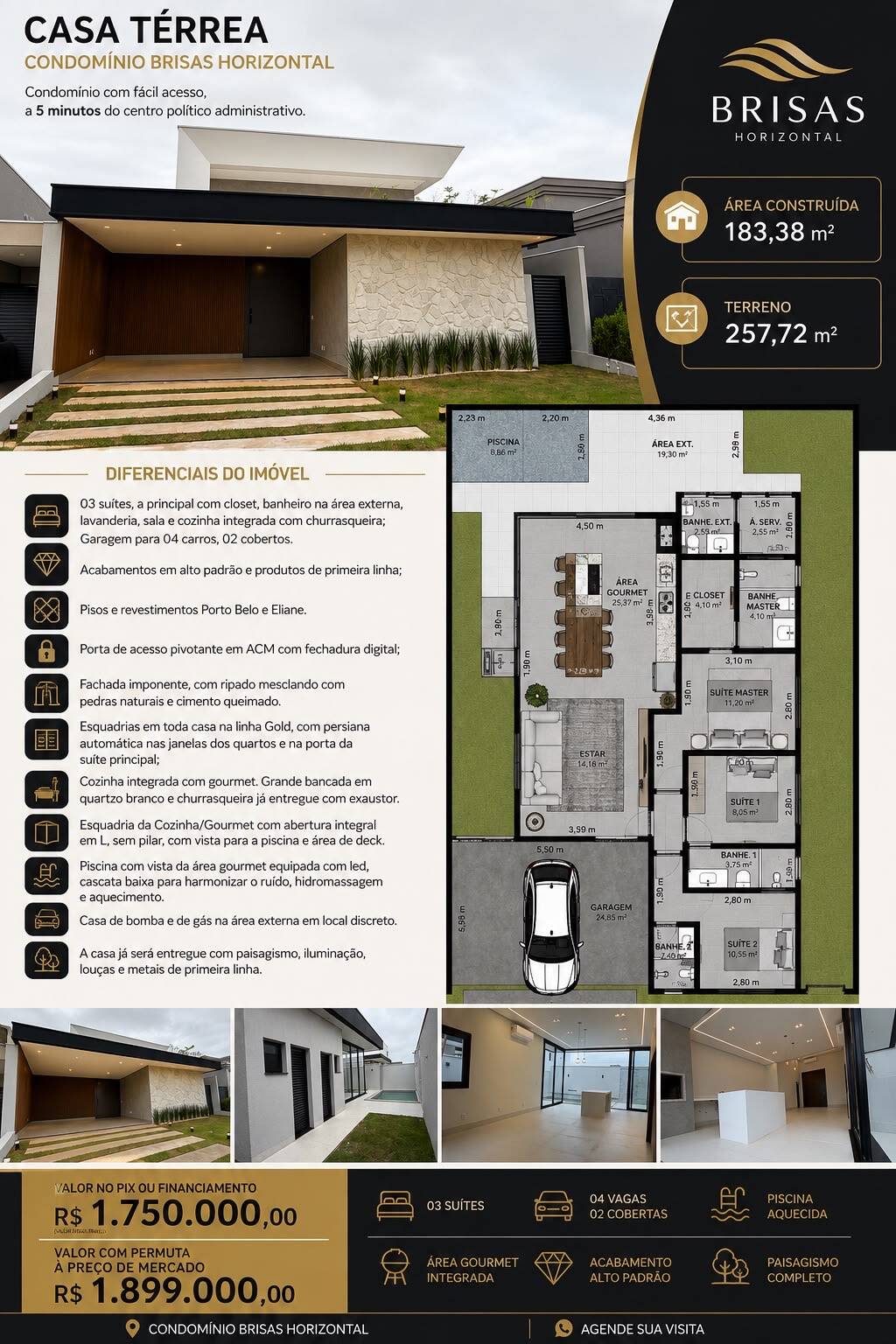 Casa de Condomínio, 3 quartos - Foto 10