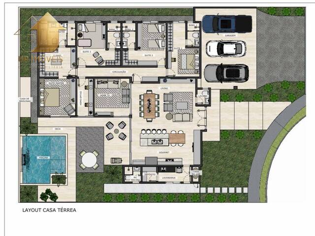 #Ca207 - Casa em condomínio para Venda em Cuiabá - MT