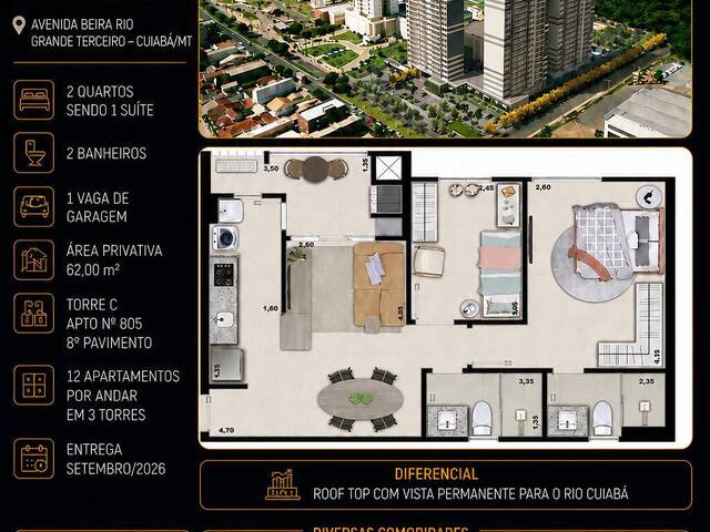 Apartamento para Venda em Cuiabá - 2
