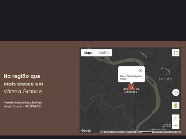 #Te464 - Terreno em condomínio para Venda em Várzea Grande - MT